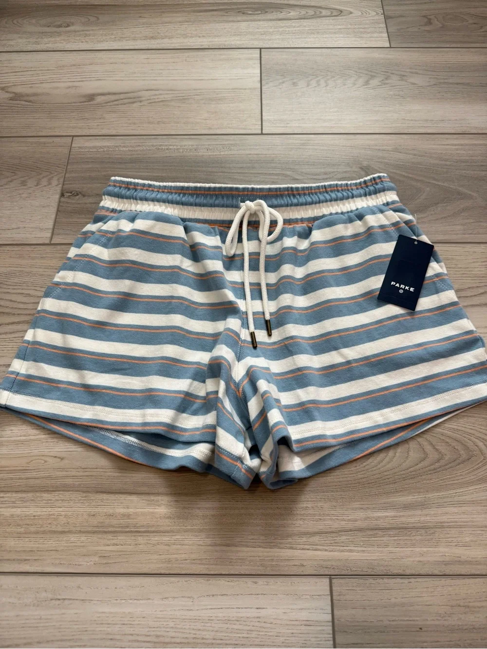 NWT Parke x Target High-Rise Drawstring Stripe Shorts